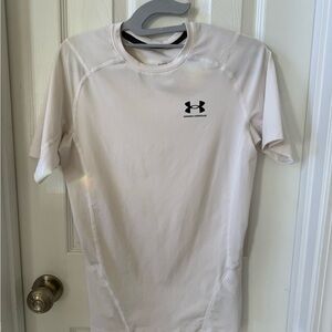Under Armour Men's white Short Sleeve Tee
